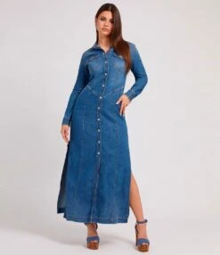 Guess Vivi Dames Jurk - Denim - Maat XS -Trendyo Trendy Winkel 1038x1200 3