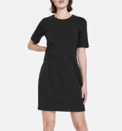 TAIFUN Dames Sheath Jurk Schwarz-48 -Trendyo Trendy Winkel 1117x1200