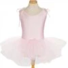Balletpakje Met Tutu - Licht Roze - Ballet - Maat 122/128 (12) Prinsessen Verkleed Jurk Meisje