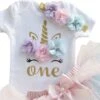 3 In 1 Set Cakesmash Outfit Meisje Babykleding Roze Paars Unicorn 1 Jaar / Eerste Verjaardag Jurk Eenhoorn Outfit Meisje 1 3 In 1 Set Cakesmash Outfit Meisje Babykleding Roze Paars Unicorn 1 Jaar / Eerste Verjaardag Jurk Eenhoorn Outfit Meisje -Trendyo Trendy Winkel 1200x1045