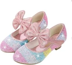 Merkloos Prinsessen Schoenen Regenboog Roze Glitter Maat 27 - Binnenmaat 17,5 Cm - Bij Jurk Verkleedkleding -Trendyo Trendy Winkel 1200x1083