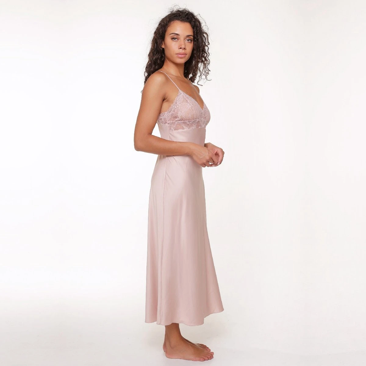 LingaDore Lange Jurk - 6606LD - Dust - XXL 5 LingaDore Lange Jurk - 6606LD - Dust - XXL - Afbeelding 3