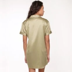LingaDore Satijn Pyjama Jurk - 6801PD - Olijf - L -Trendyo Trendy Winkel 1200x1200 927