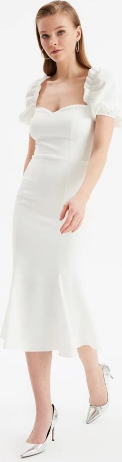 Trendyol Vrouwen Ballon Mouw Lieve Schat Basis Jurk -Trendyo Trendy Winkel 318x1200