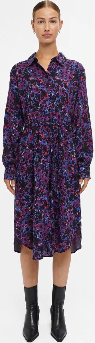 OBJECT OBJHOLLY L/S SHIRT DRESS 124 Dames Jurk - Maat 40 4 OBJECT OBJHOLLY L/S SHIRT DRESS 124 Dames Jurk - Maat 40 - Afbeelding 2