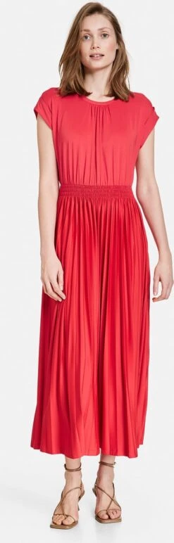 TAIFUN Dames Jersey Jurk Rose Kiss-42