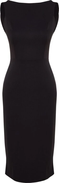 Trendyol Vrouwen Standaard Mouw Boothals Bodycon Jurk -Trendyo Trendy Winkel 390x1200