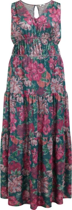 WE Fashion Dames Maxi-jurk Met Dessin