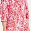 GERRY WEBER Dames Midi-jurk Ecru/Weiss/Rot/Orange Druck-44 -Trendyo Trendy Winkel 417x1200 1
