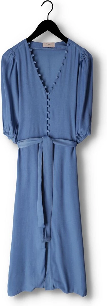 Freebird Wv-wash-satin-vis-23-1 Jurken Dames - Rok - Jurk - Blauw - Maat M 4 Freebird Wv-wash-satin-vis-23-1 Jurken Dames - Rok - Jurk - Blauw - Maat M - Afbeelding 2