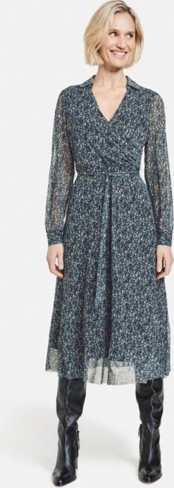 GERRY WEBER Dames Maxi-jurk Blau/Grün Druck-40 12 GERRY WEBER Dames Maxi-jurk Blau/Grün Druck-40 -Trendyo Trendy Winkel 428x1200 1