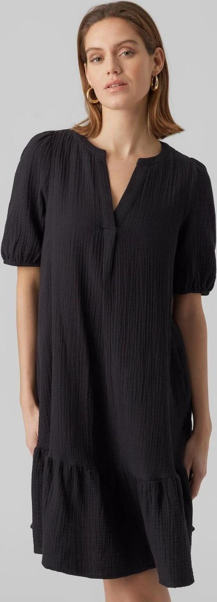 VERO MODA VMNATALI 2/4 ABK DRESS Dames Jurk - Maat M 7 VERO MODA VMNATALI 2/4 ABK DRESS Dames Jurk - Maat M - Afbeelding 5