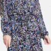 GERRY WEBER Dames Chiffon Jurk Ecru/Weiss/Blau Druck-40 -Trendyo Trendy Winkel 446x1200 2
