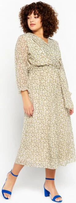 LOLALIZA Maxi-jurk Met Luipaardprint - Licht Groen - Maat 42 -Trendyo Trendy Winkel 448x1200 9