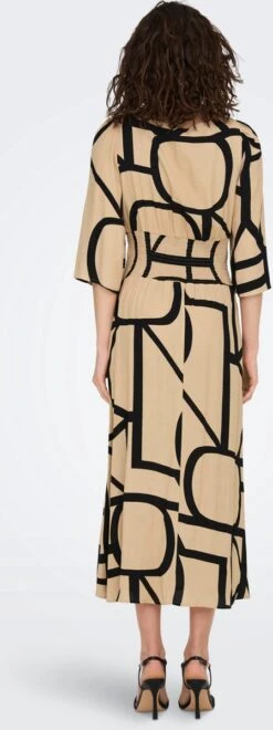 ONLY ONLAVA 3/4 MIDI DRESS PTM Dames Jurk - Maat M -Trendyo Trendy Winkel 449x1200 3