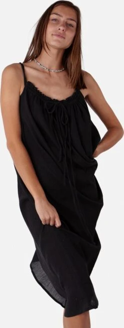 Barts Delphina Dress Zwart Dames Jurk - Maat One Size -Trendyo Trendy Winkel 454x1200 1