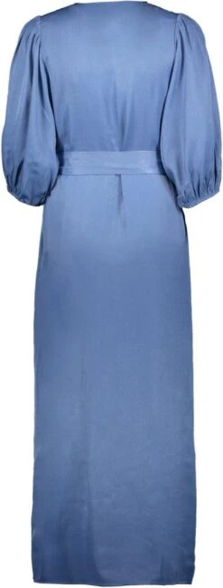 Freebird Wv-wash-satin-vis-23-1 Jurken Dames - Rok - Jurk - Blauw - Maat S -Trendyo Trendy Winkel 456x1200 3