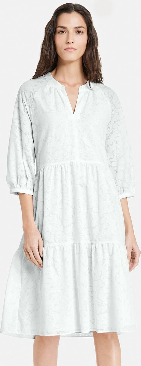 GERRY WEBER Dames Jurk Met A-lijn Off-white-46 3 GERRY WEBER Dames Jurk Met A-lijn Off-white-46