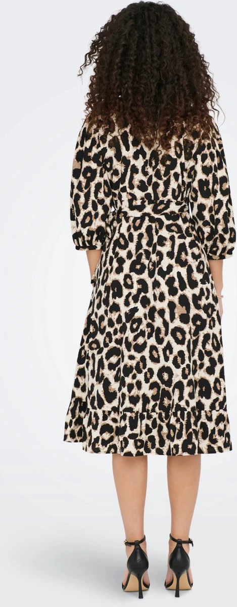 ONLY ONLOLIVIA 3/4 WRAP MIDI DRESS WVN NOOS Dames Jurk - Maat XXL 6 ONLY ONLOLIVIA 3/4 WRAP MIDI DRESS WVN NOOS Dames Jurk - Maat XXL - Afbeelding 4