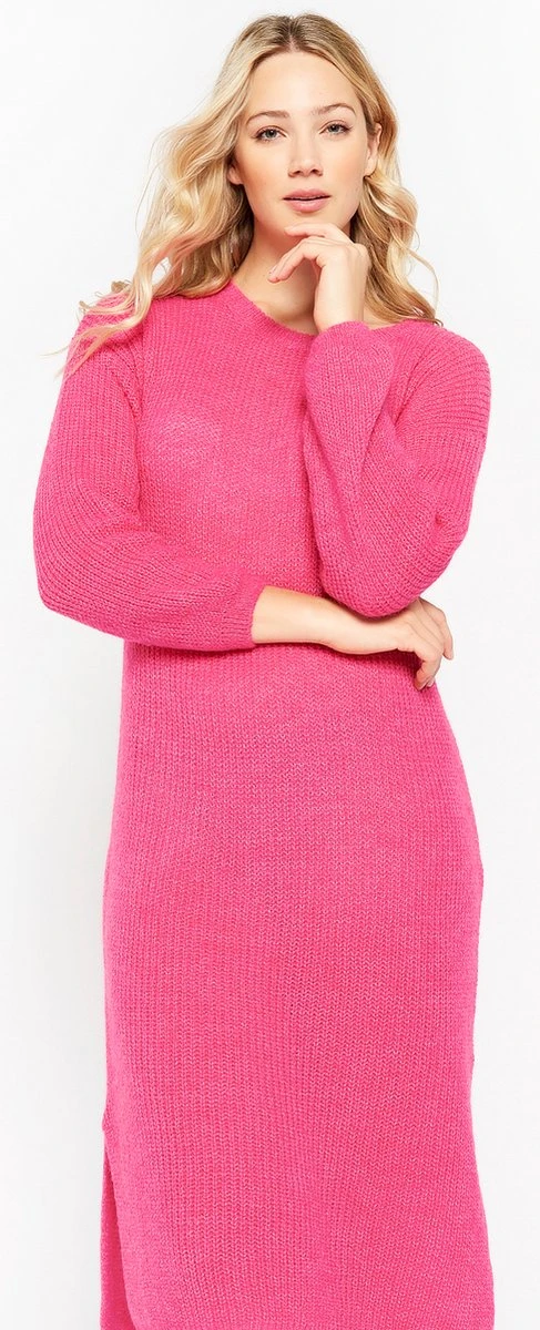 LOLALIZA Trui-jurk - Fuchsia - Maat M 3 LOLALIZA Trui-jurk - Fuchsia - Maat M