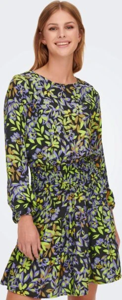 Only Jurk Onlalora L/s Smock Dress Ptm 15271633 Black/town Flowe Dames Maat - M 17 Only Jurk Onlalora L/s Smock Dress Ptm 15271633 Black/town Flowe Dames Maat - M -Trendyo Trendy Winkel 491x1200 1