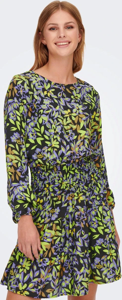 Only Jurk Onlalora L/s Smock Dress Ptm 15271633 Black/town Flowe Dames Maat - M 10 Only Jurk Onlalora L/s Smock Dress Ptm 15271633 Black/town Flowe Dames Maat - M - Afbeelding 8