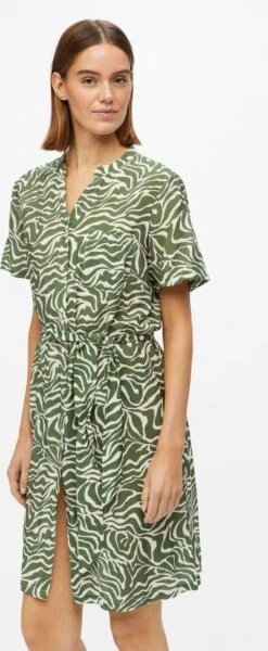 Object Objseline S/s Shirt Dress Jurken Dames - Rok - Jurk - Groen - Maat 34 14 Object Objseline S/s Shirt Dress Jurken Dames - Rok - Jurk - Groen - Maat 34 -Trendyo Trendy Winkel 494x1200 10