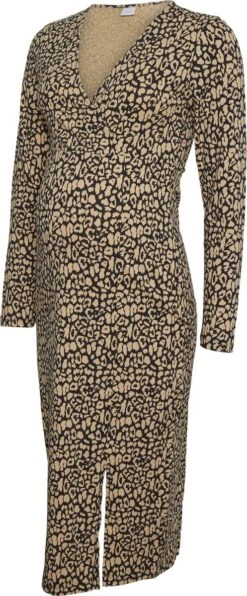 Mamalicious MLJULIENNE TESS LS JRS MIDI DRESS 2F A. Dames Jurk - Maat L