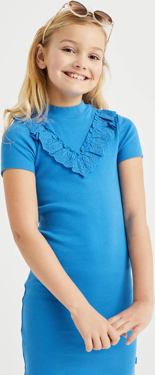 WE Fashion Meisjes Jurk Van Ribstof 6 WE Fashion Meisjes Jurk Van Ribstof - Afbeelding 4
