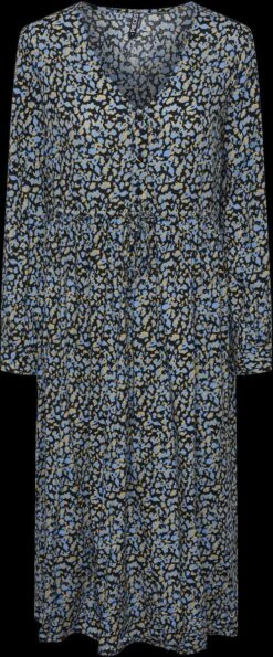 PIECES PCNYA LS MIDI DRESS Dames Jurk - Maat XL -Trendyo Trendy Winkel 498x1200 13