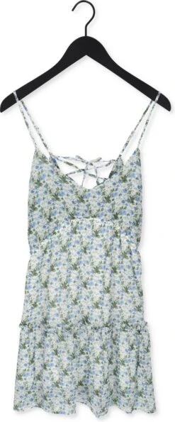 Colourful Rebel Elodie Flower Jurk Blauw Dames - Loose Fit - Polyester - L -Trendyo Trendy Winkel 498x1200