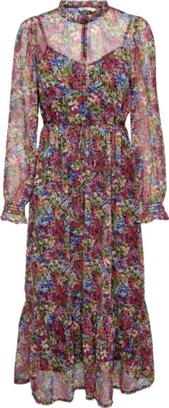 ONLY ONLGABBI L/S MIDI DRESS PTM Dames Jurk - Maat S