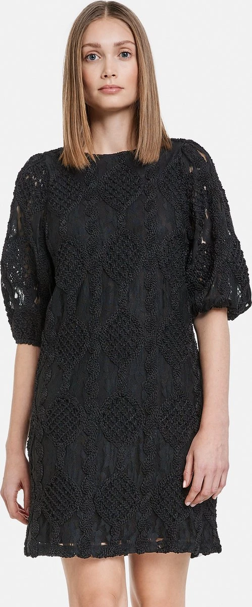 TAIFUN Dames Kanten Jurk Schwarz-42 3 TAIFUN Dames Kanten Jurk Schwarz-42