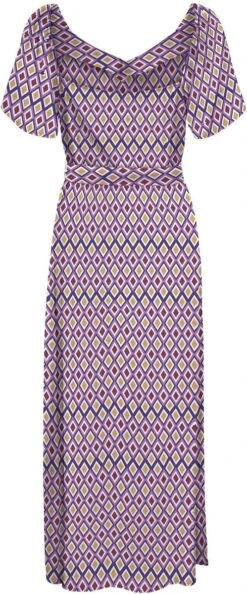 Only Jurk Onlalma Life Vis Bay Long Dress Aop 15284379 Radiant Orchid/392 Canyon Dames Maat - M -Trendyo Trendy Winkel 499x1200 6