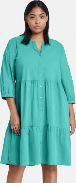 SAMOON Dames Jurk Dark Atmosphere-42