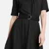GERRY WEBER Dames Jurk Met A-lijn Schwarz-44