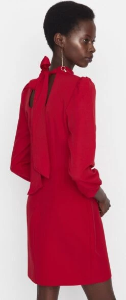 Trendyol Vrouwen Ballon Mouw Staande Kraag Bodycon Jurk -Trendyo Trendy Winkel 504x1200 10