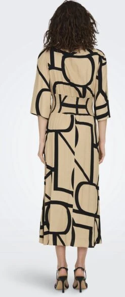 ONLY ONLAVA 3/4 MIDI DRESS PTM Dames Jurk - Maat S -Trendyo Trendy Winkel 505x1200 2