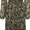 VERO MODA VMLIA L/S 7/8 DRESS WVN BTQ Dames Jurk - Maat L