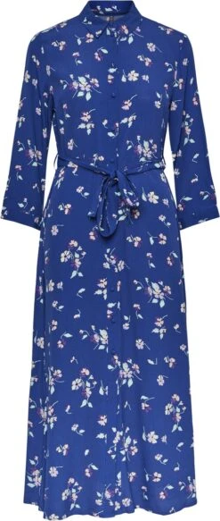 PIECES PCNIKITA APRIL 3/4 MIDI DRESS BC Dames Jurk - Maat L