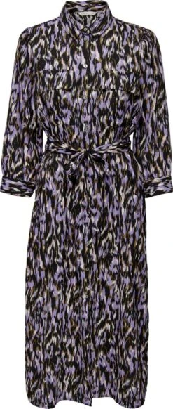 ONLY ONLWILMA 3/4 MIDI SHIRT DRESS CS PTM Dames Jurk - Maat M