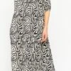 LOLALIZA Maxi-jurk Met Grafische Print - Zwart - Maat 48 -Trendyo Trendy Winkel 511x1200 5