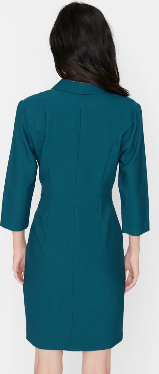 Trendyol Vrouwen Standaard Mouw Cache-coeur A-lijn Jurk 8 Trendyol Vrouwen Standaard Mouw Cache-coeur A-lijn Jurk - Afbeelding 6