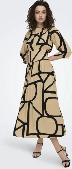 ONLY ONLAVA 3/4 MIDI DRESS PTM Dames Jurk - Maat M -Trendyo Trendy Winkel 513x1200 22