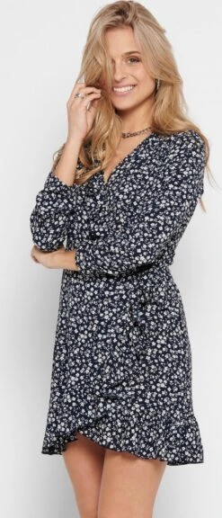 ONLY ONLCARLY L/S WRAP SHORT DRESS NOOS WVN Dames Jurk - Maat 38 -Trendyo Trendy Winkel 515x1200 4