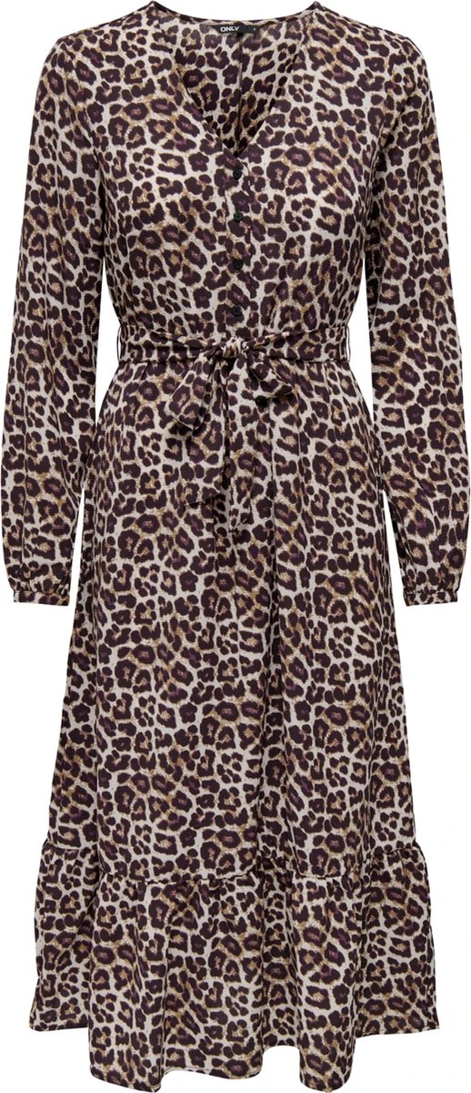 ONLY ONLNOVA LUX L/S AMY LONG DRESS AOP PTM Dames Jurk - Maat S 3 ONLY ONLNOVA LUX L/S AMY LONG DRESS AOP PTM Dames Jurk - Maat S