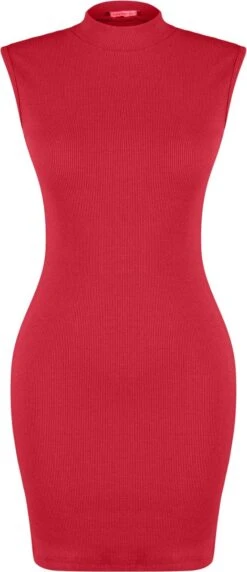 Trendyol Vrouwen Standaard Mouw Ronde Hals Bodycon Jurk -Trendyo Trendy Winkel 518x1200 3