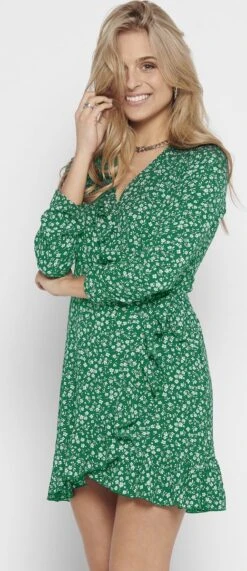ONLY ONLCARLY L/S WRAP SHORT DRESS NOOS WVN Dames Jurk - Maat 42 -Trendyo Trendy Winkel 519x1200 5