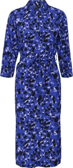 VERO MODA VMHENNAS 3/4 CALF SHIRT DRESS VIP Dames Jurk - Maat S