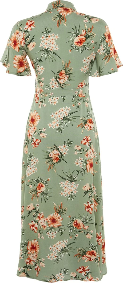 Trendyol Vrouwen Standaard Mouw Kraag Overhemdjurk Jurk 4 Trendyol Vrouwen Standaard Mouw Kraag Overhemdjurk Jurk - Afbeelding 2